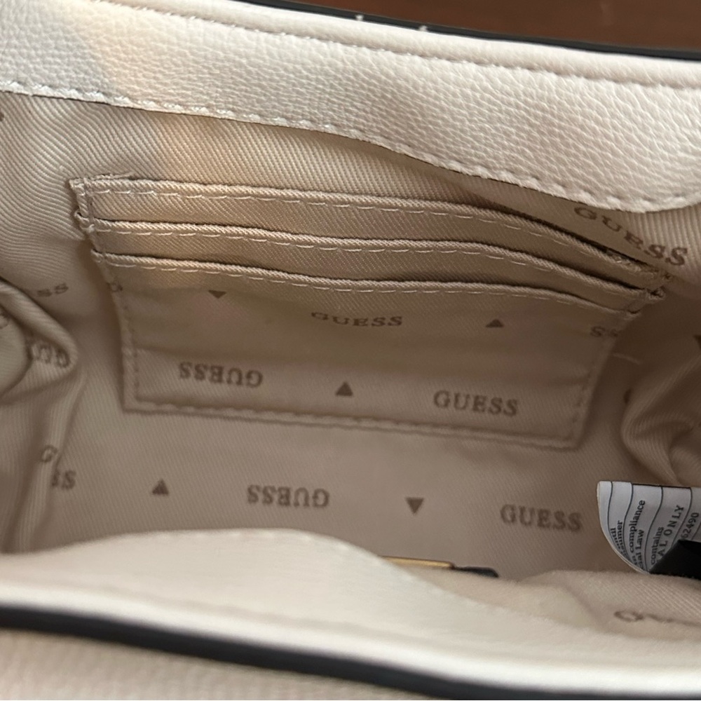 Guess Stephi Jacquard Logo Micro Mini Bag in brown - Picture 10 of 11